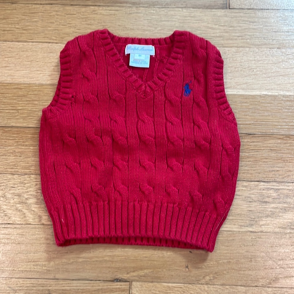 Polo RL Sweater Vest- 6M